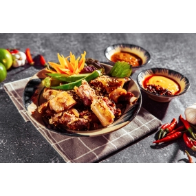 DÊ TƯƠI NƯỚNG THAN HOA